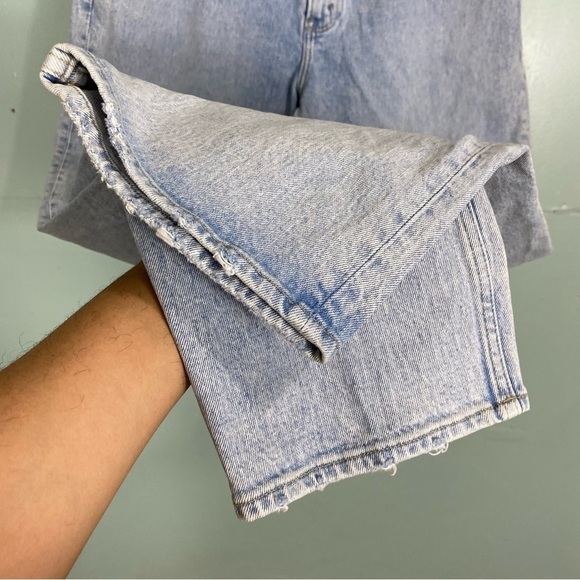 Abercrombie & Fitch‎ The 90s Straight Low Rise Jeans Blue Sz 33 16 Long - Picture 4 of 7